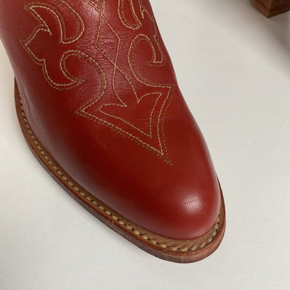 Vintage Capezio Butterfly Cowgirl Boots | Tooled Inlays | USA Made | Women’s 8 M