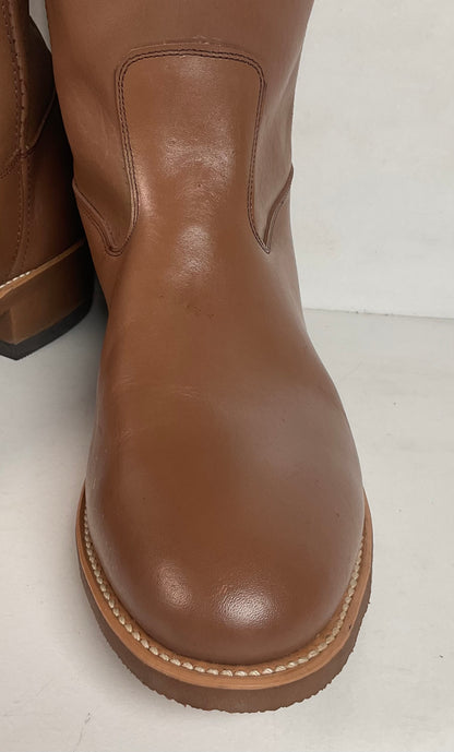 Vintage Double H Ranchwell Wellington Boots 12 D USA Made Pull On