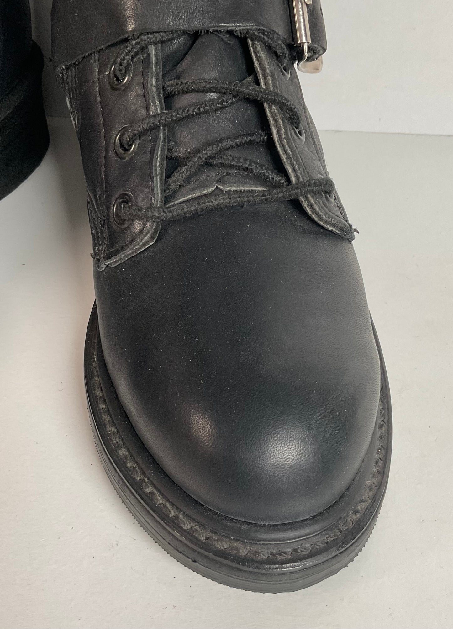 Vintage Double H Tanker Boots | Motorcycle | Lace Up | USA Made | Women’s 6.5 M