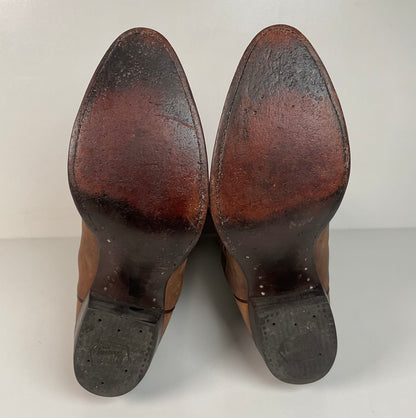 Vintage Tony Lama Cowboy Boots | Bay Apache Cowhide | Men’s 10.5 D