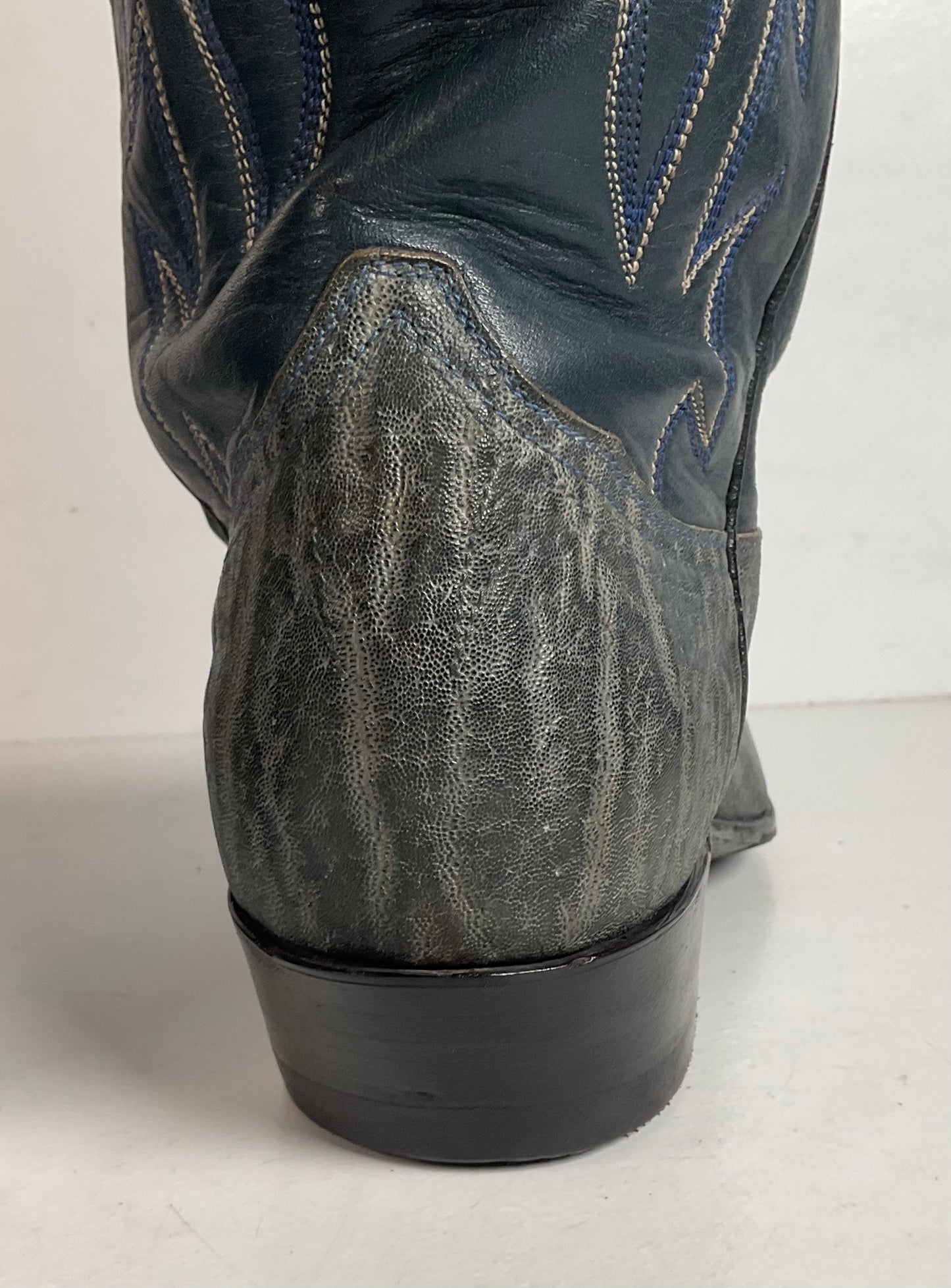 1960s Tony Lama Exotic Elephant Cowgirl Boots Men’s 7 B | Women’s 8 USA Made Gold Label