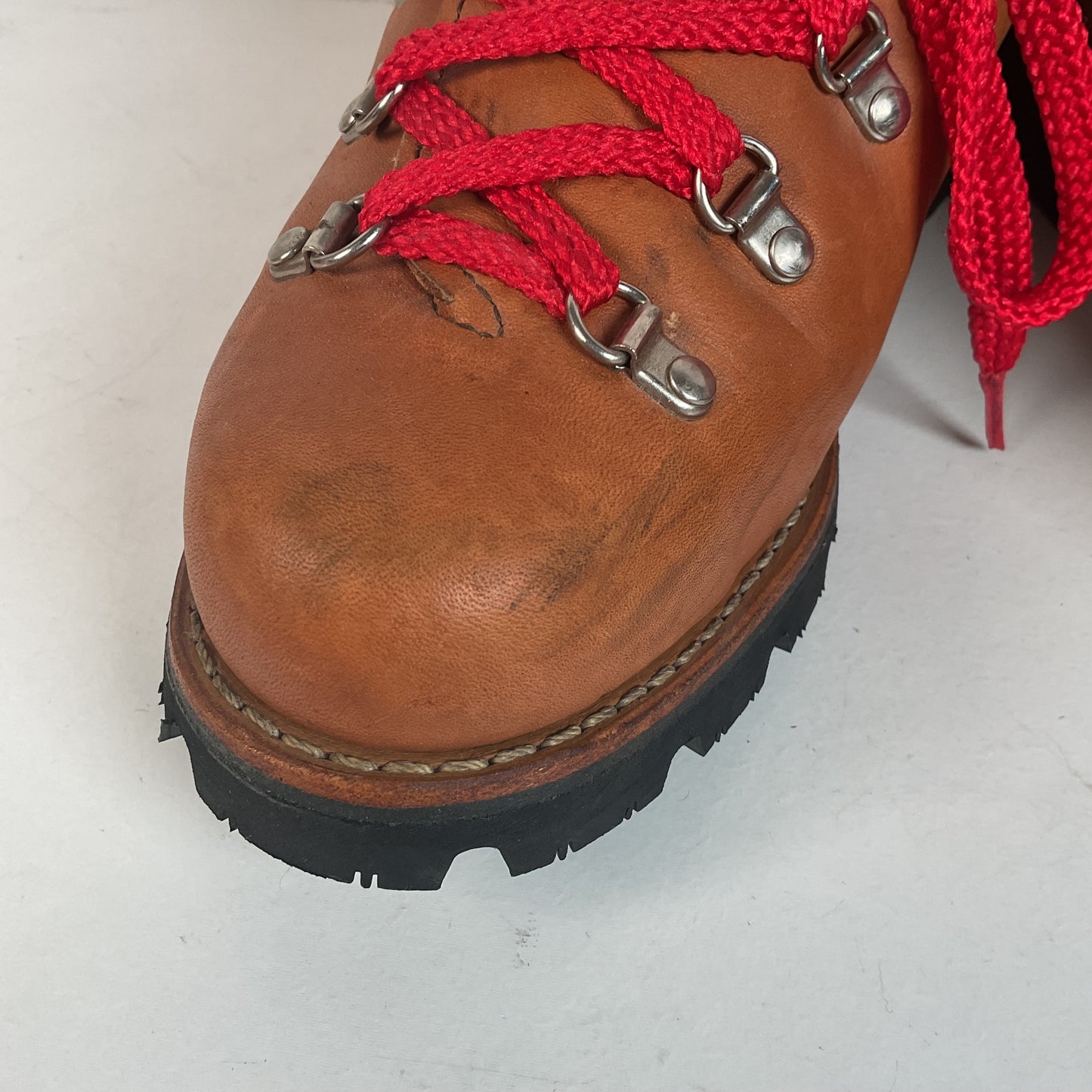 Vintage Knapp Mountaineering Boots | USA Made | Safety Toe | Stomper | 8.5