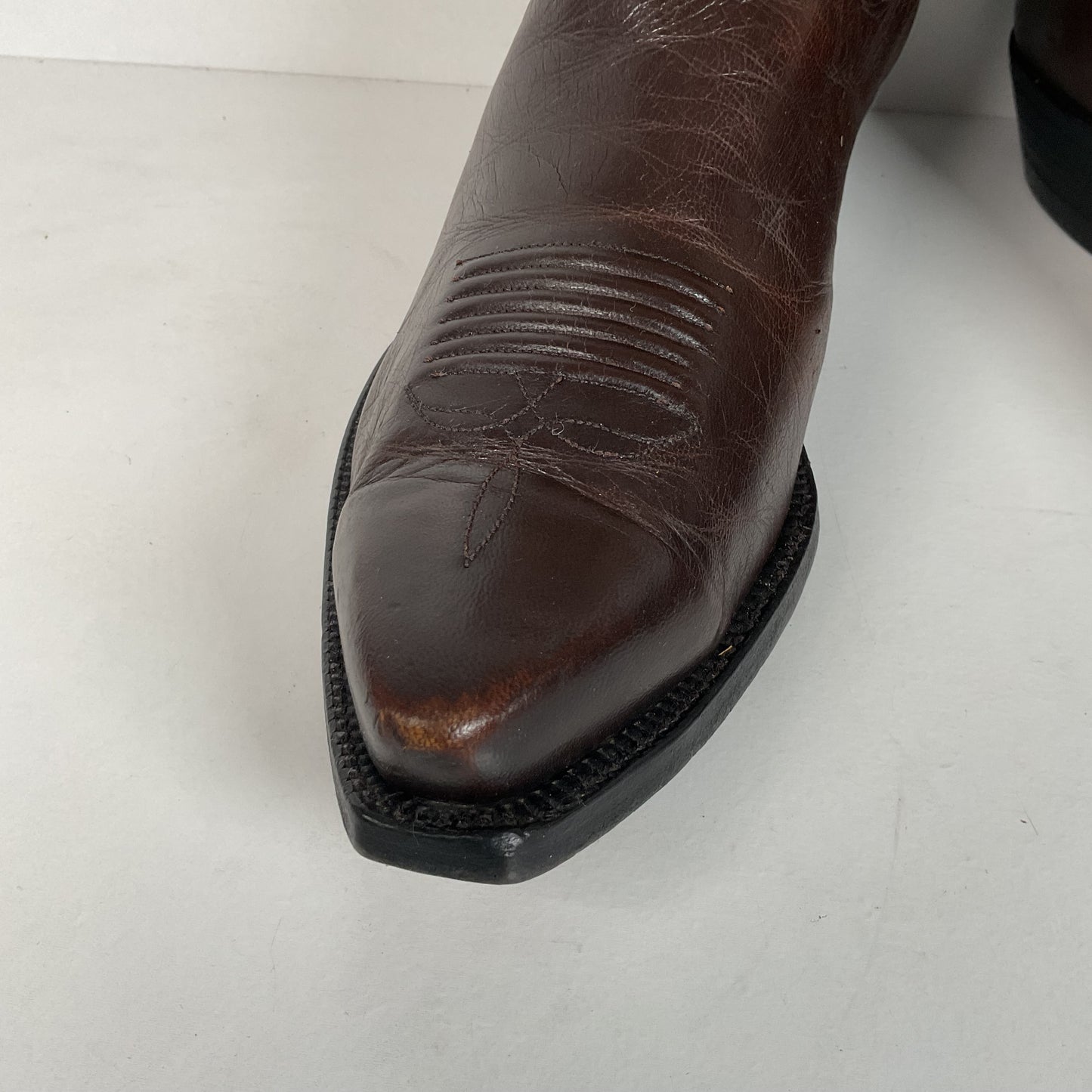 Vintage Justin Pee Wee Cowboy Boots | 1960s | Fort Worth Label | Men’s 9 C