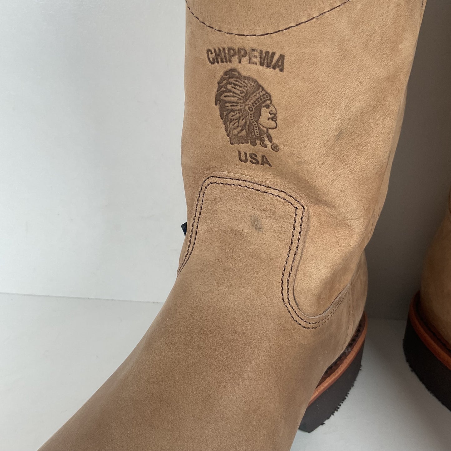 Chippewa Wellington Boots | Nubuck Suede | USA Made | Men’s 12 D
