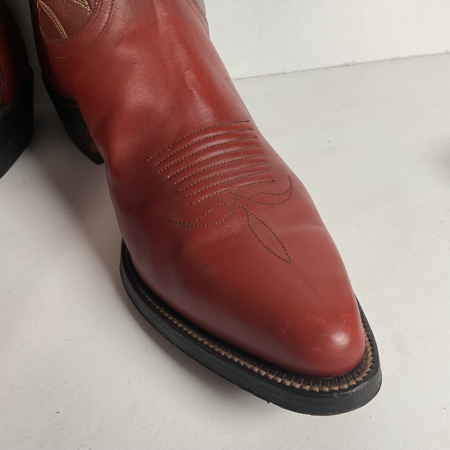 1960s Justin Pee Wee Cowboy Boots 10 D Shorty