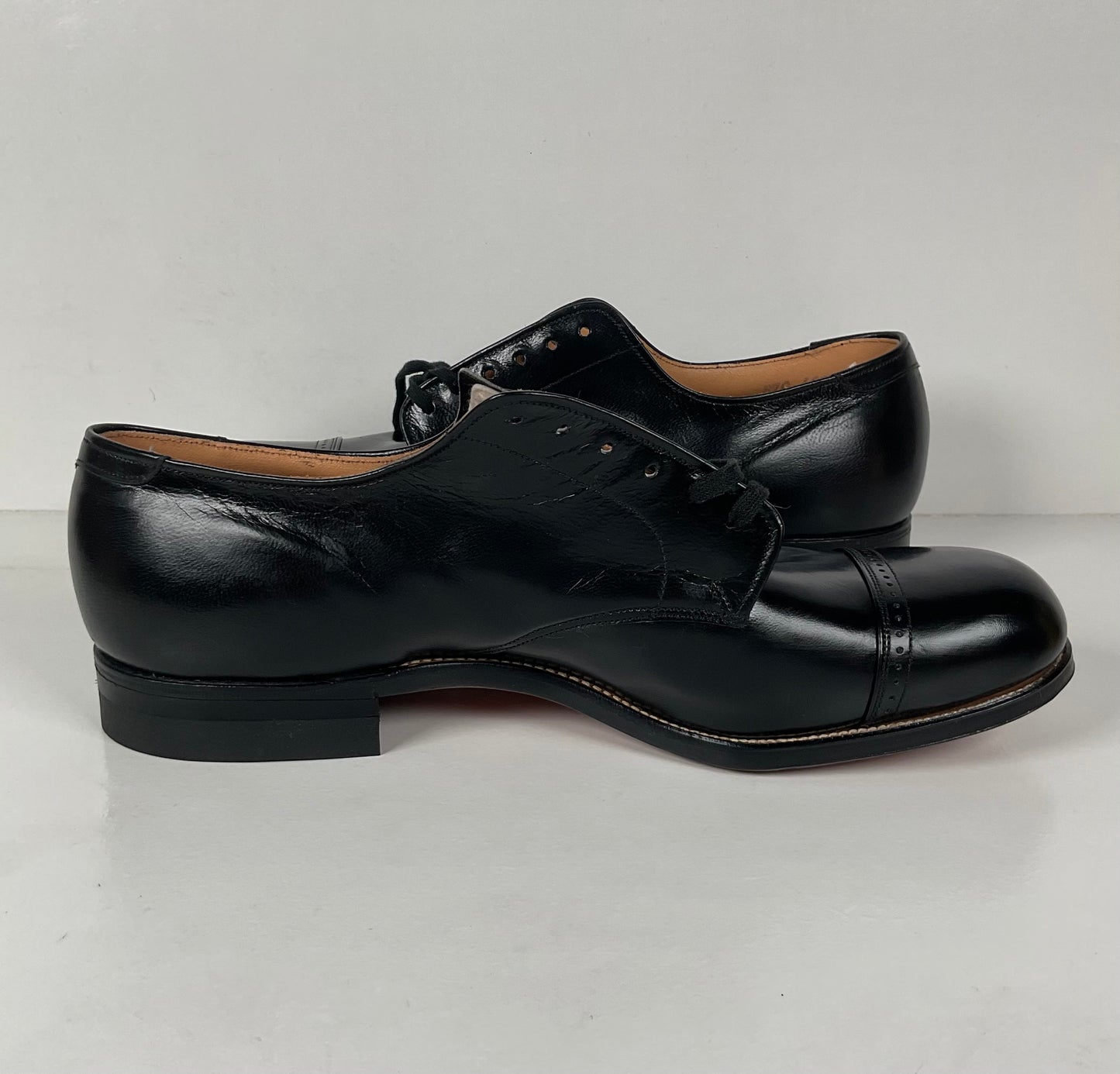 Vintage Cap Toe Derby Shoes | Connolly | 1950s | Men’s 7 E