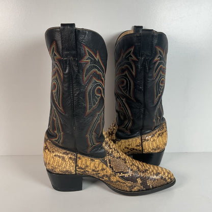 Vintage Bull Rider Python Cowboy Boots | Snakeskin | Men’s 10.5 E