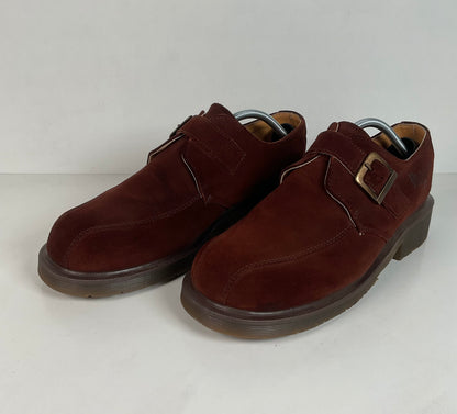 Vintage Dr. Martens Monk Strap Loafers | Suede | Brown | 10 UK | 11 US