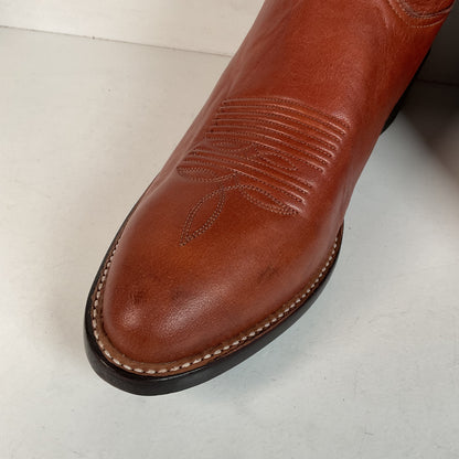 Tony Lama Ol’ Buck Cowboy Boots 9.5 D Deer Buck Skin