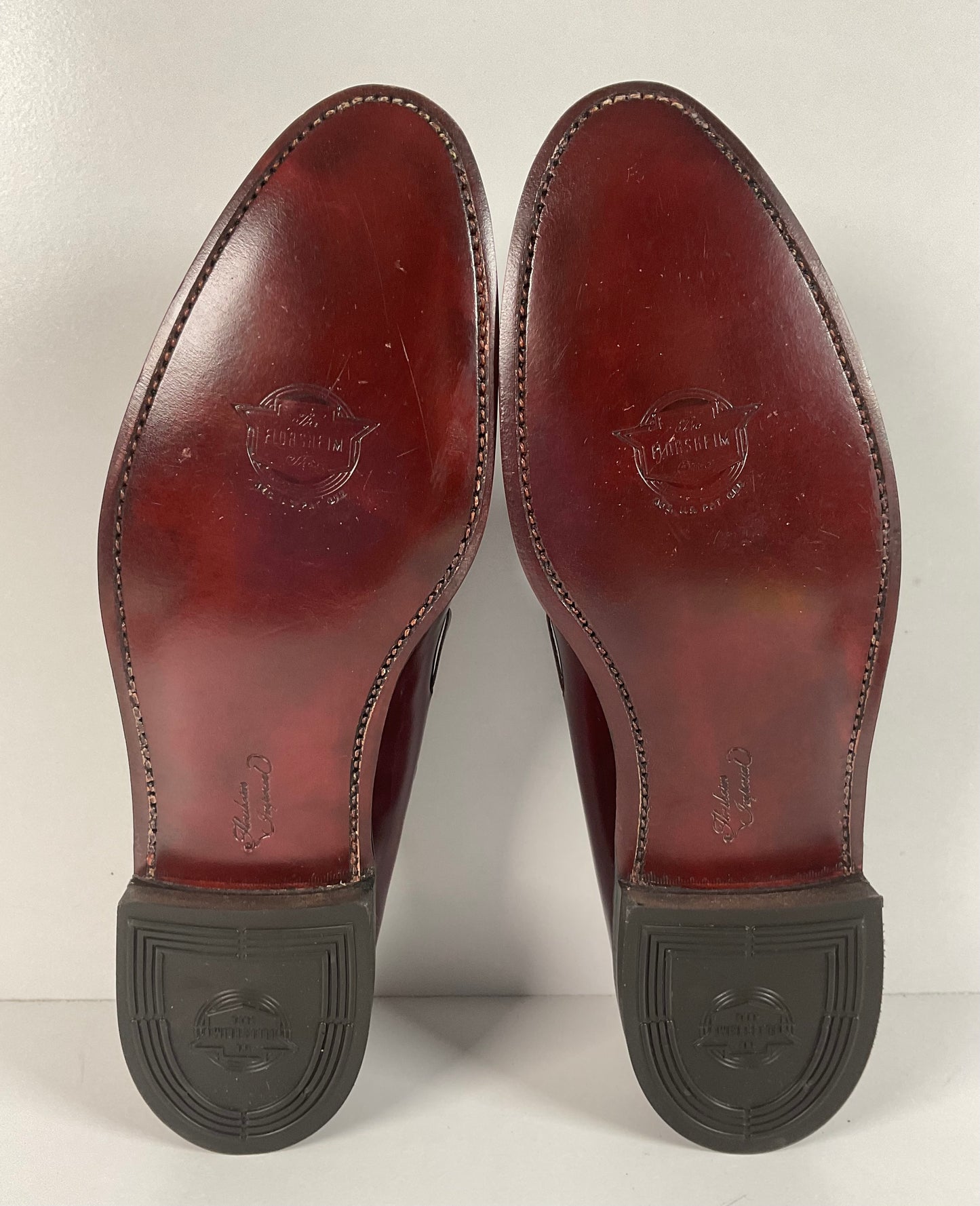 Vintage Florsheim Imperial Tassel Loafers 10.5 AA Tuscany Bordeaux Slip-On