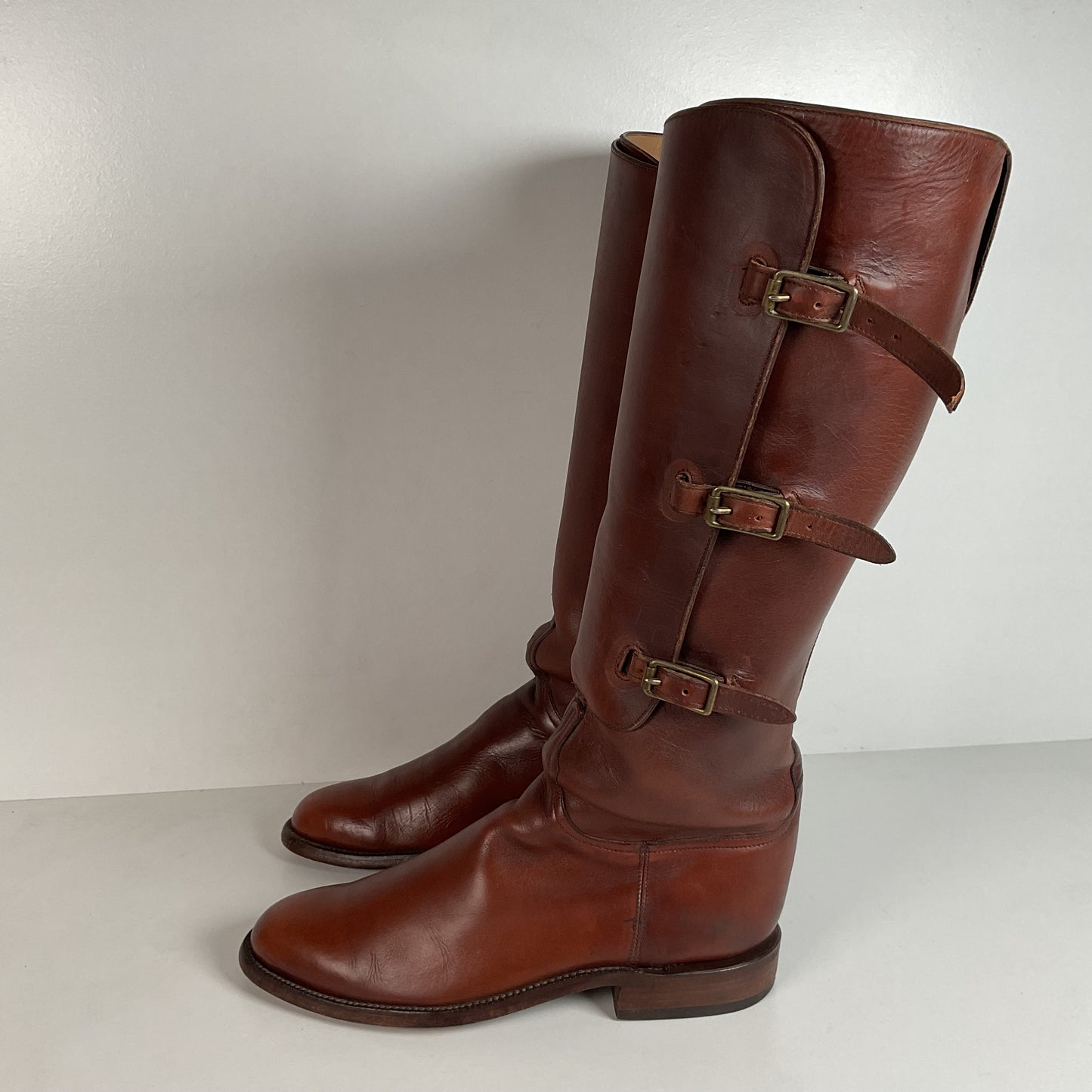Lucchese Classics Handmade | Polo Riding Boots | Triple Buckle | Men’s 10 B