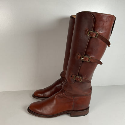 Lucchese Classics Handmade | Polo Riding Boots | Triple Buckle | Men’s 10 B