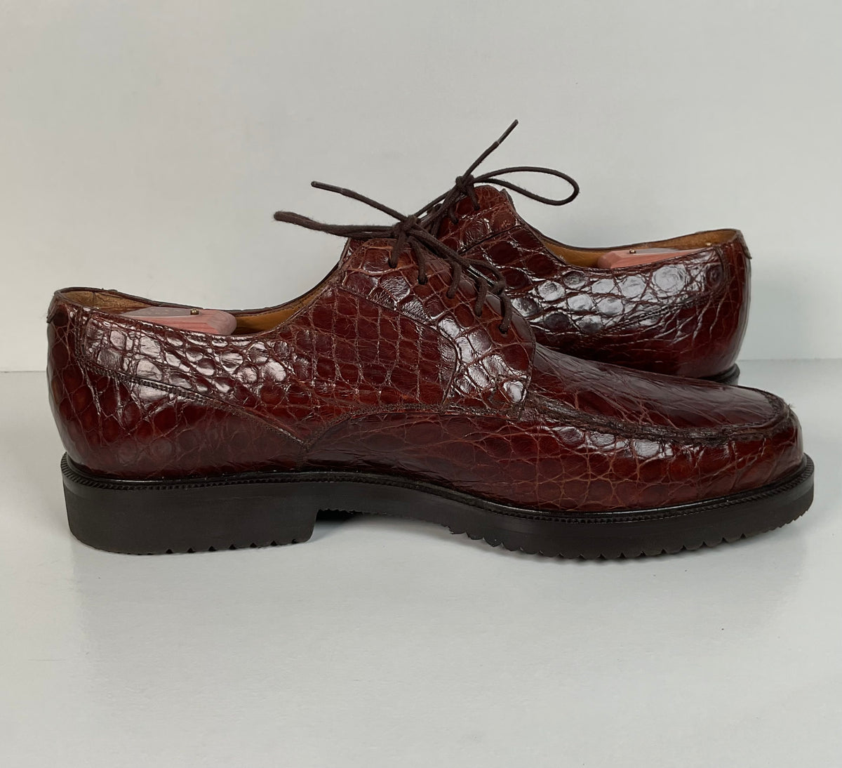Mezlan Full Crocodile Derby Shoes | Salzburg | Exotic | Men’s 10.5