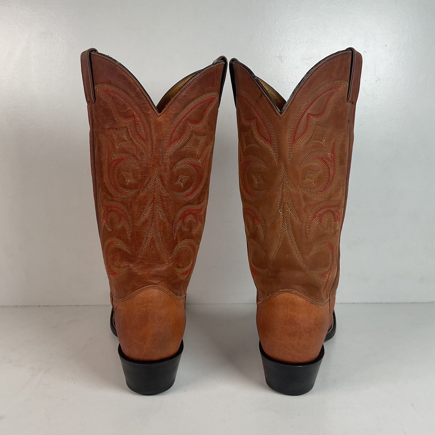 Justin Elephant Cowboy Boots 9.5 D Exotic USA Made Exotic