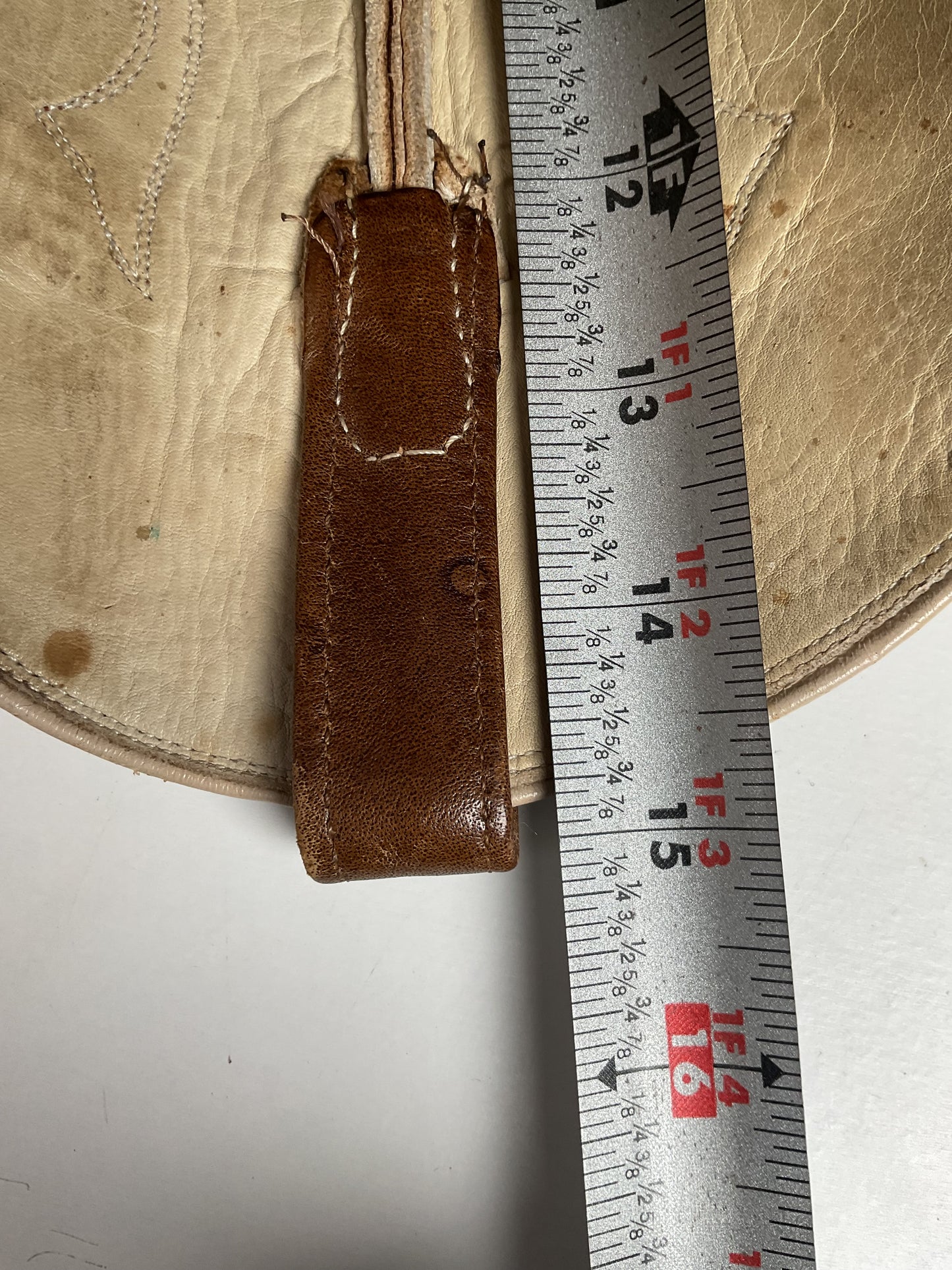 Vintage Dan Post Tall Tulip Cowgirl Boots 7.5 C Tooled Snakeskin Overlay