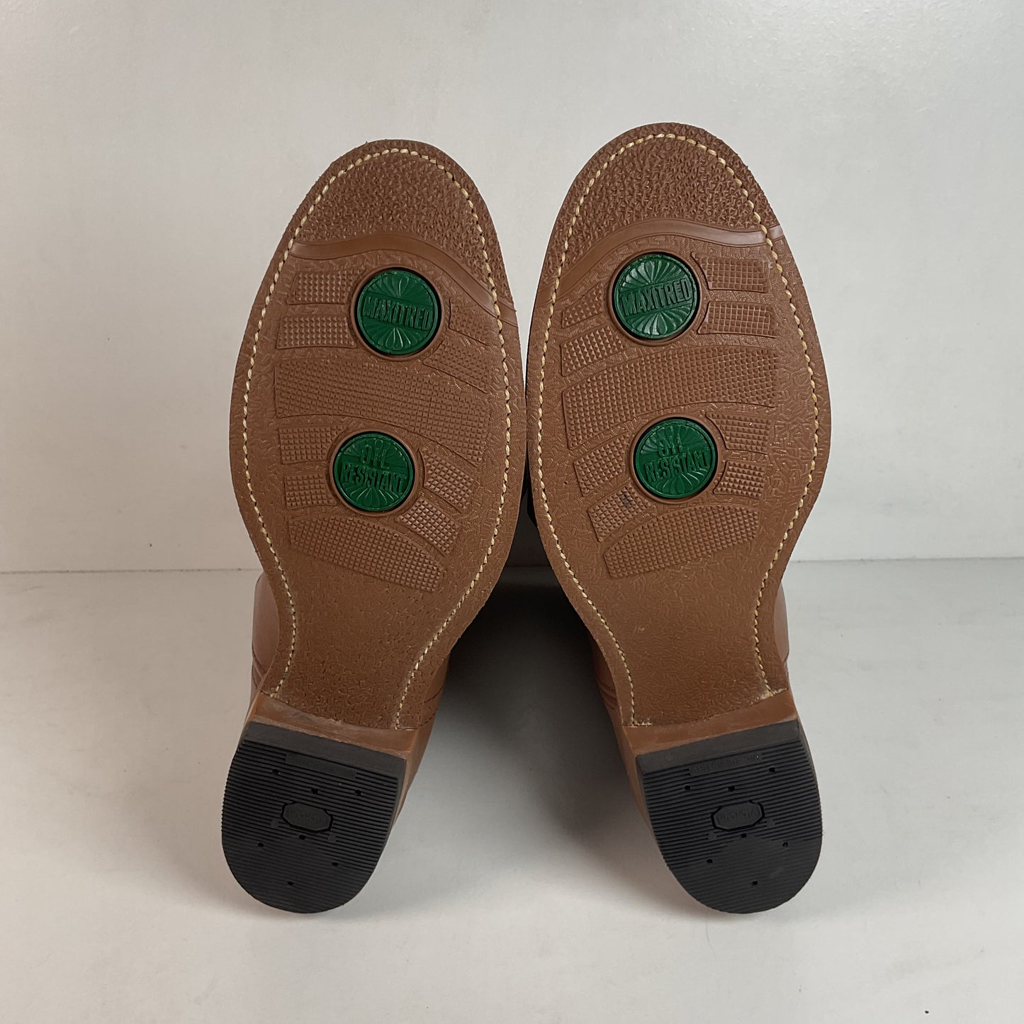 Vintage Double H Ranchwell Wellington Boots 12 D USA Made Pull On