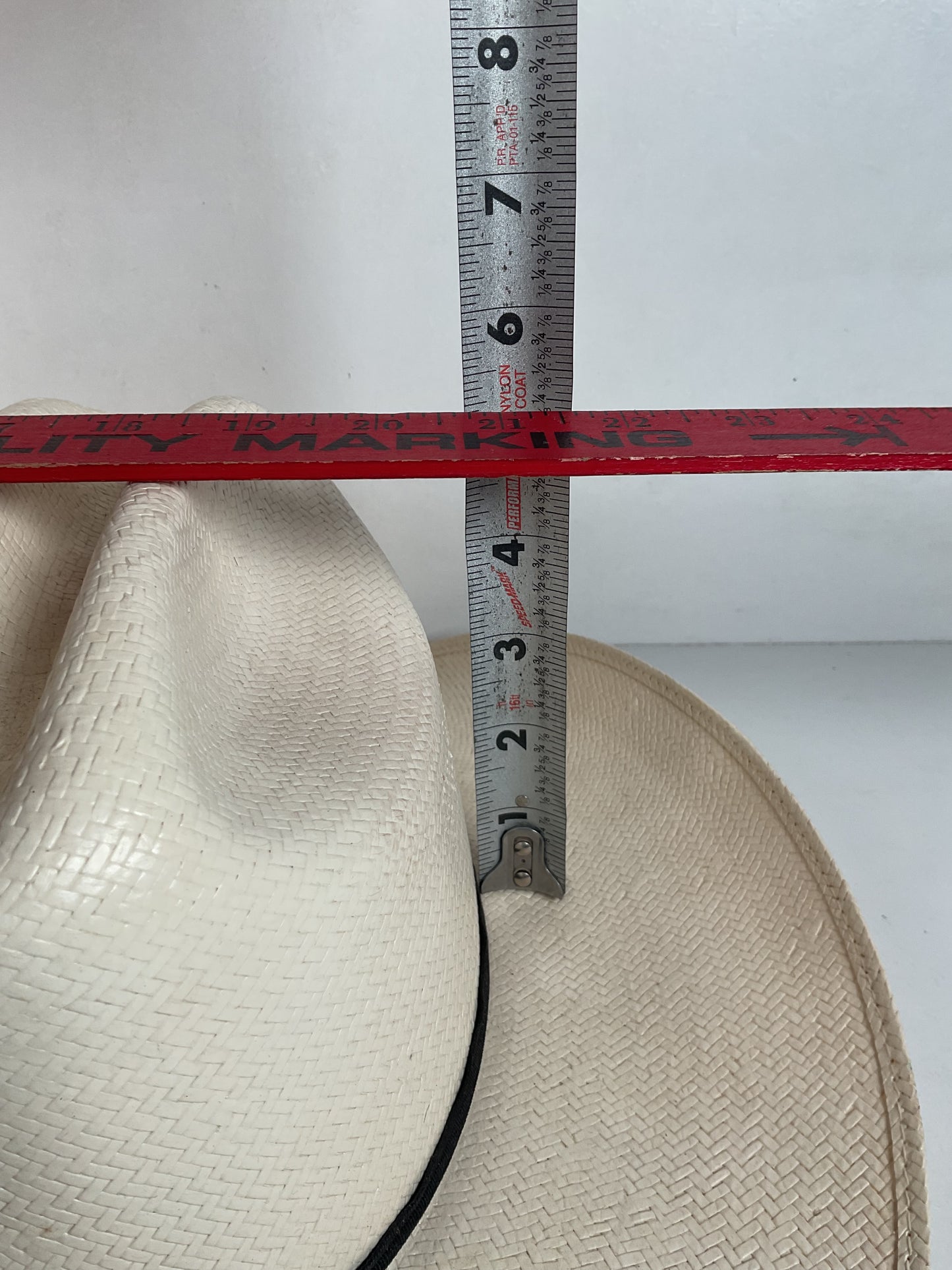 Serratelli Shantug Panama Straw Hat 7 1/4 XXXXXX Western Cowboy