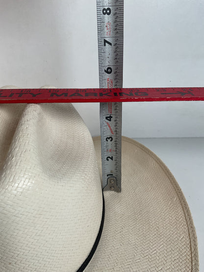 Serratelli Shantug Panama Straw Hat 7 1/4 XXXXXX Western Cowboy