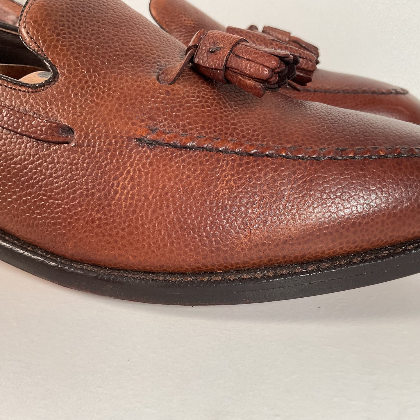 Vintage Johnston Murphy Tassel Loafer | Crown Aristocraft | USA Made | 9.5 D