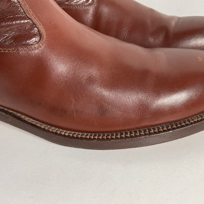 Vintage Jarman Cloth Pull Military Style Boots 11 Narrow 1940s