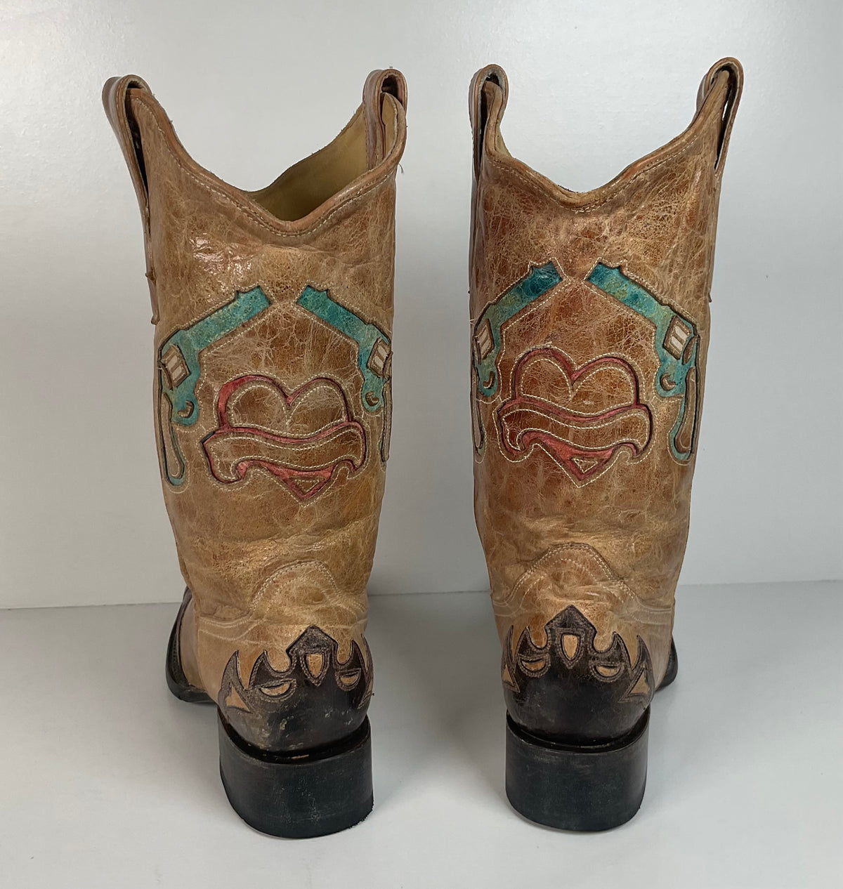 Corral Heart Breaker Cowgirl Boots | Tooled Heartbreaker Inlay | Women’s 11 M