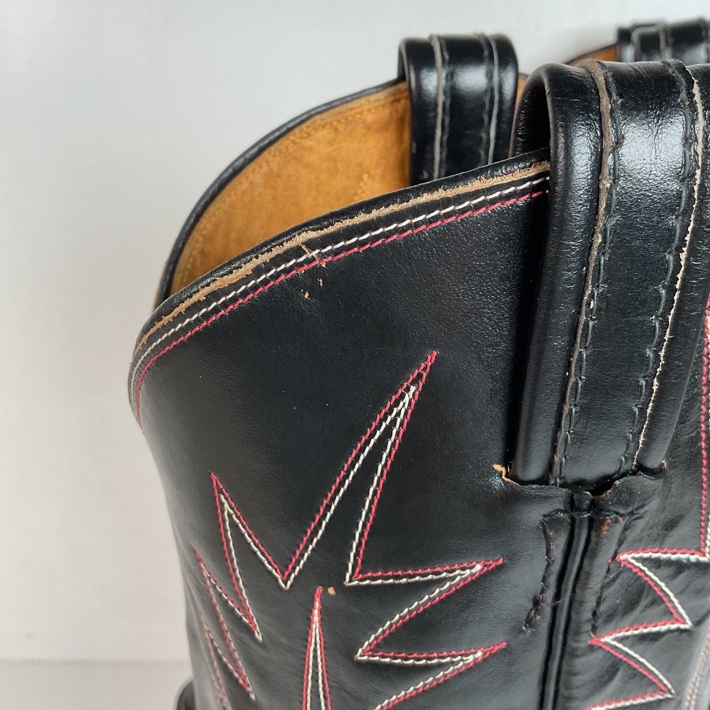 1970s Tony Lama Elephant Print Cowboy Boots 10 USA Made Gold Label