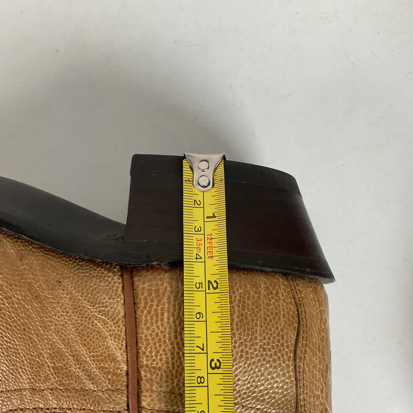 Dan Post Blonde Ostrich Leg Cowboy Boots 9 D Exotic