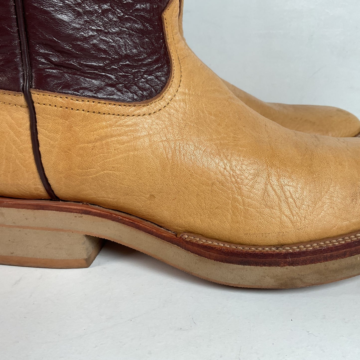 Anderson Bean Crepe Roper Boots 9.5 D USA Made