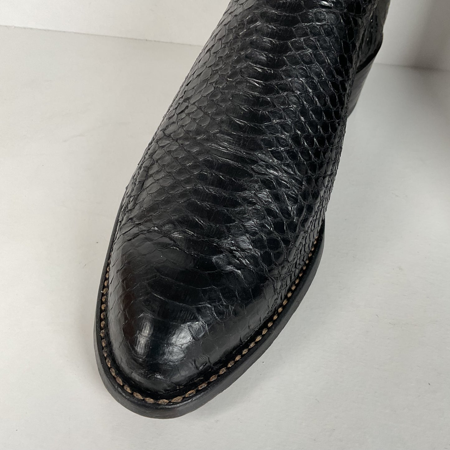 Texas Imperial Snakeskin Cowboy Boots | USA Made | Python | Set of (2) | 9.5 D