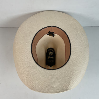 Serratelli Shantug Panama Straw Hat 7 1/4 XXXXXX Western Cowboy