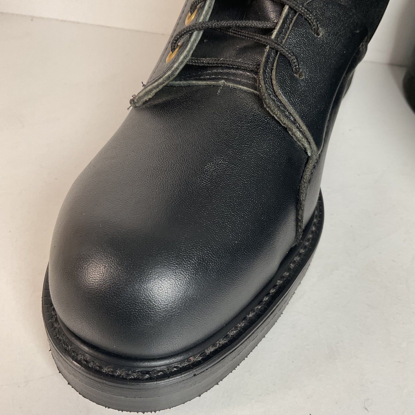 Vintage Safety Toe Linesman Boots 9 EE USA Made Biker