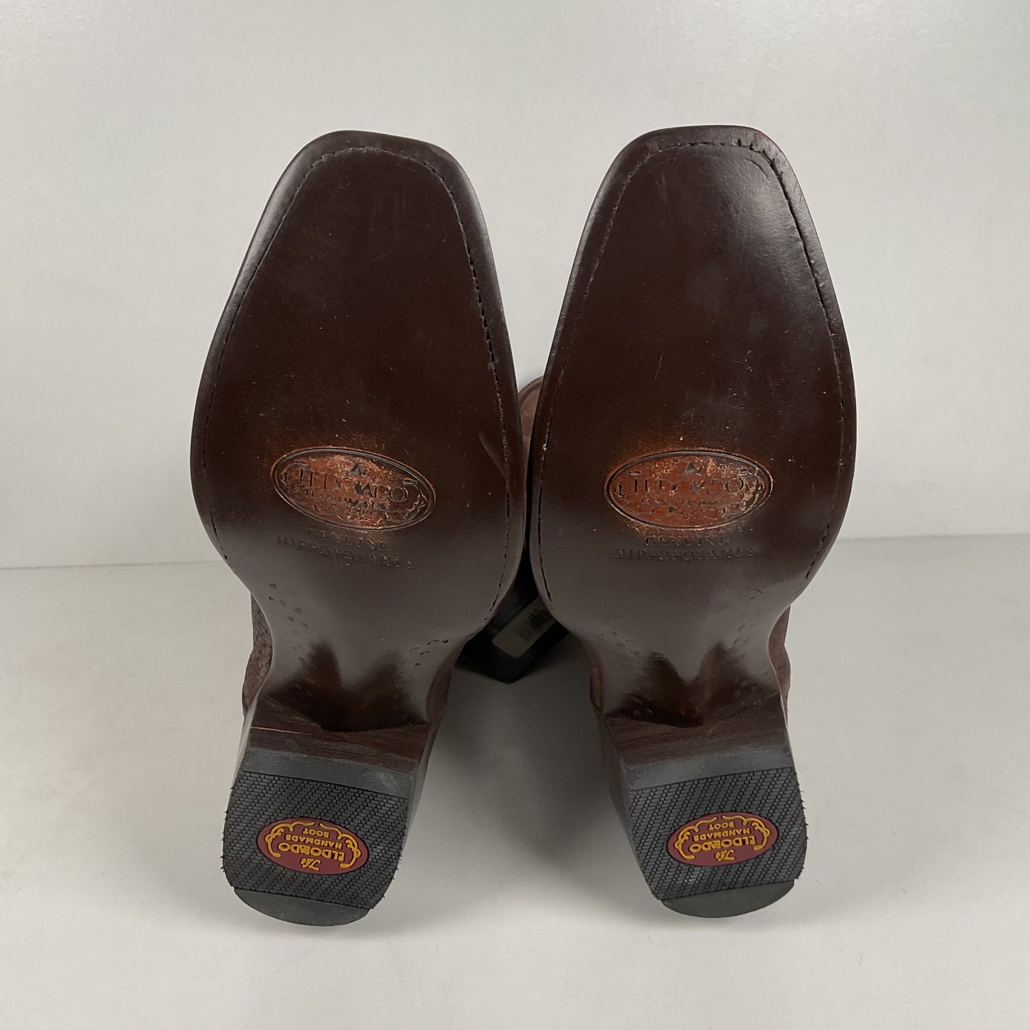 El Dorado Hippopotamus Cowboy Boots | Exotic | Men’s 9.5 D