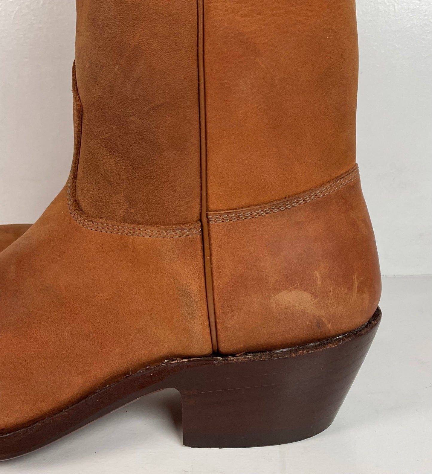 Stewart Fine Handmade Cowboy Boots | Nubuck | Custom | Men’s 6 EE | Women’s ￼7