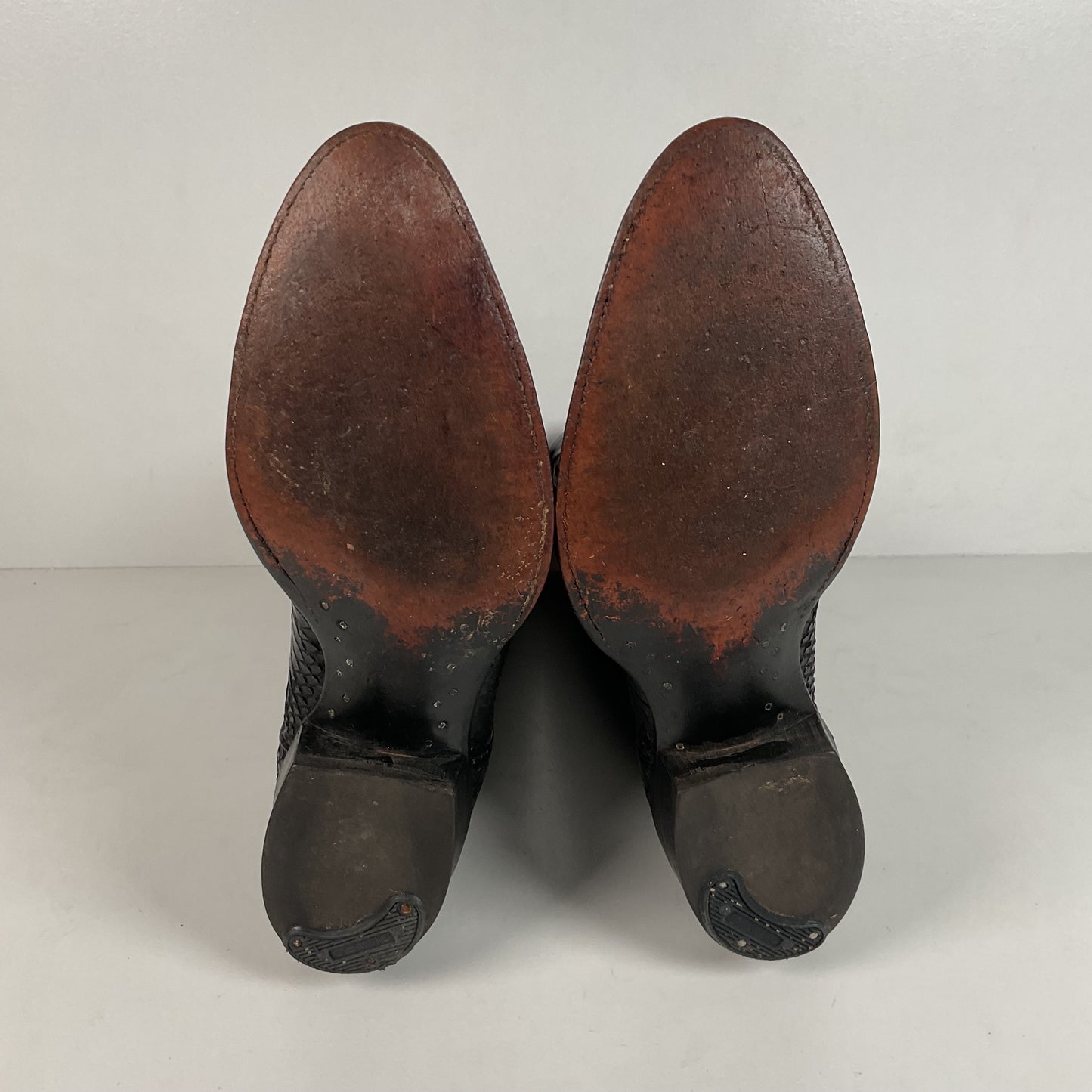 Texas Imperial Snakeskin Cowboy Boots | USA Made | Python | Set of (2) | 9.5 D