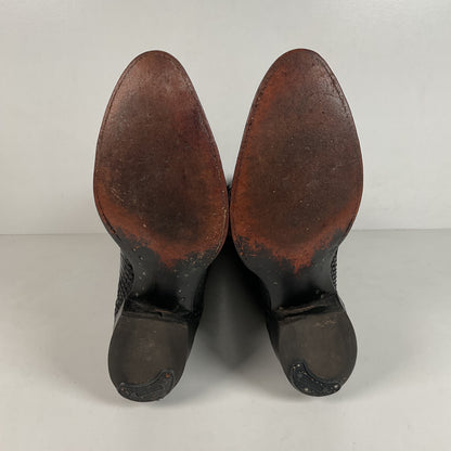 Texas Imperial Snakeskin Cowboy Boots | USA Made | Python | Set of (2) | 9.5 D