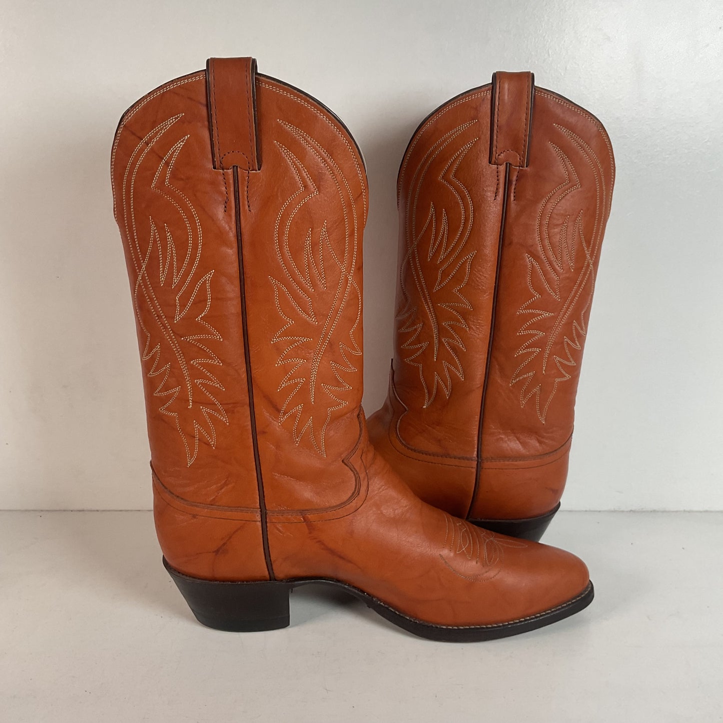 Vintage Justin Redwood Cowboy Boots | USA Made | 10.5 D