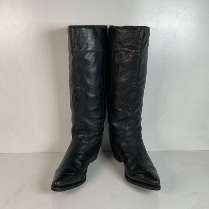 Vintage Women’s Harley Davidson Tall Lace Up Boots 10 M USA Made