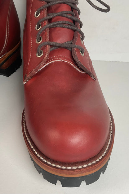 Chippewa Redwood Lace Up Boots 11.5 D USA Made