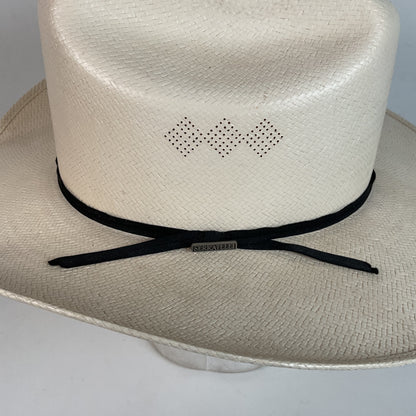 Serratelli Shantug Panama Straw Hat 7 1/4 XXXXXX Western Cowboy