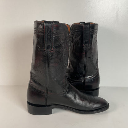 Lucchese 2000 Majestic Roper Boots | Cowboy | Black Cherry | Men’s 8 D