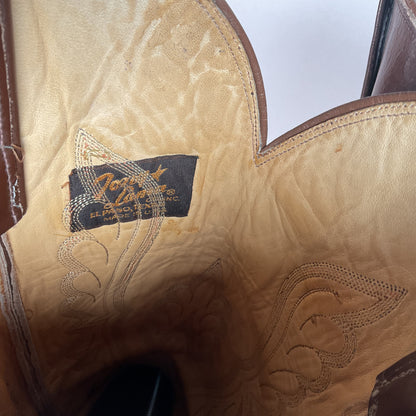 Vintage Tony Lama Python Snakeskin Cowboy Boots | USA Made | Gold Label | 10.5 D