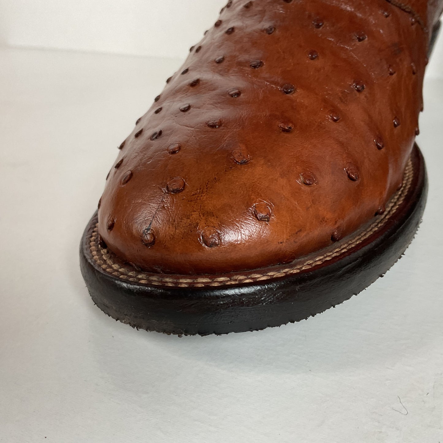 Lucchese 2000 Cowboy Boots | Full Quill Ostrich | Exotic | Men’s 8.5 D