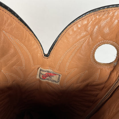 Vintage Red Wing Pecos Cowboy Boots | Rancher | Buckaroo | Narrow | 13 B