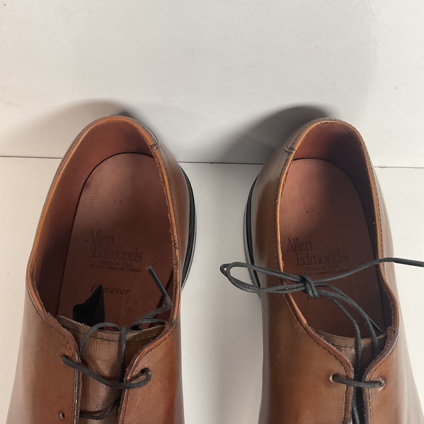 Allen Edmonds Bourbon Hanover Oxford Shoes 9.5 D Whole Cut