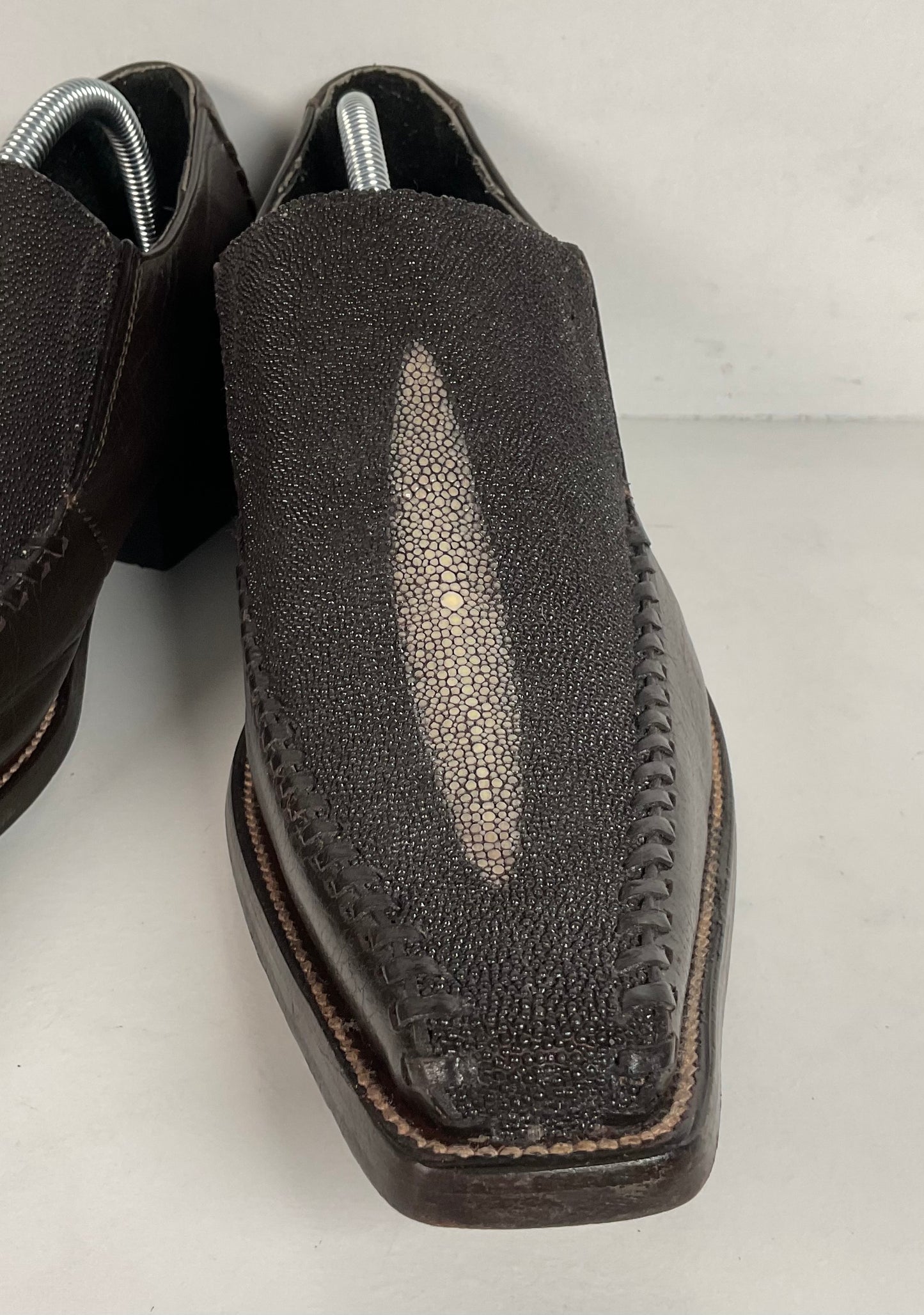 Stingray Mule Clogs | Western | Exotic | Dark Brown | Men’s 9