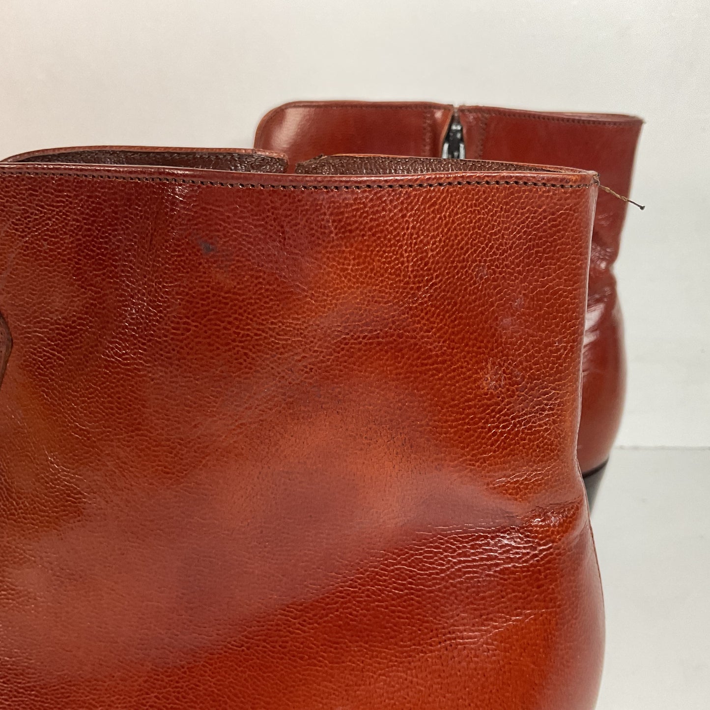 Vintage Florsheim Beetle Boots | Chelsea Style | Burnished Brown | Men’s 11 D