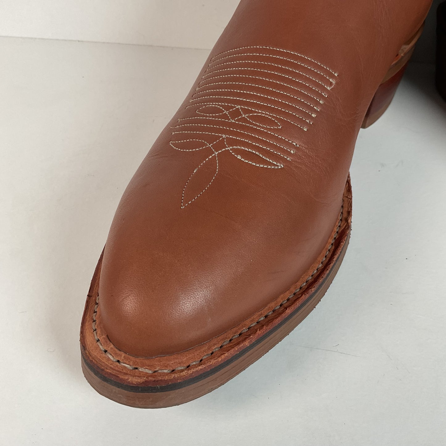 Tony Lama Natural Retan Cowboy Boots | USA Made | 14 D