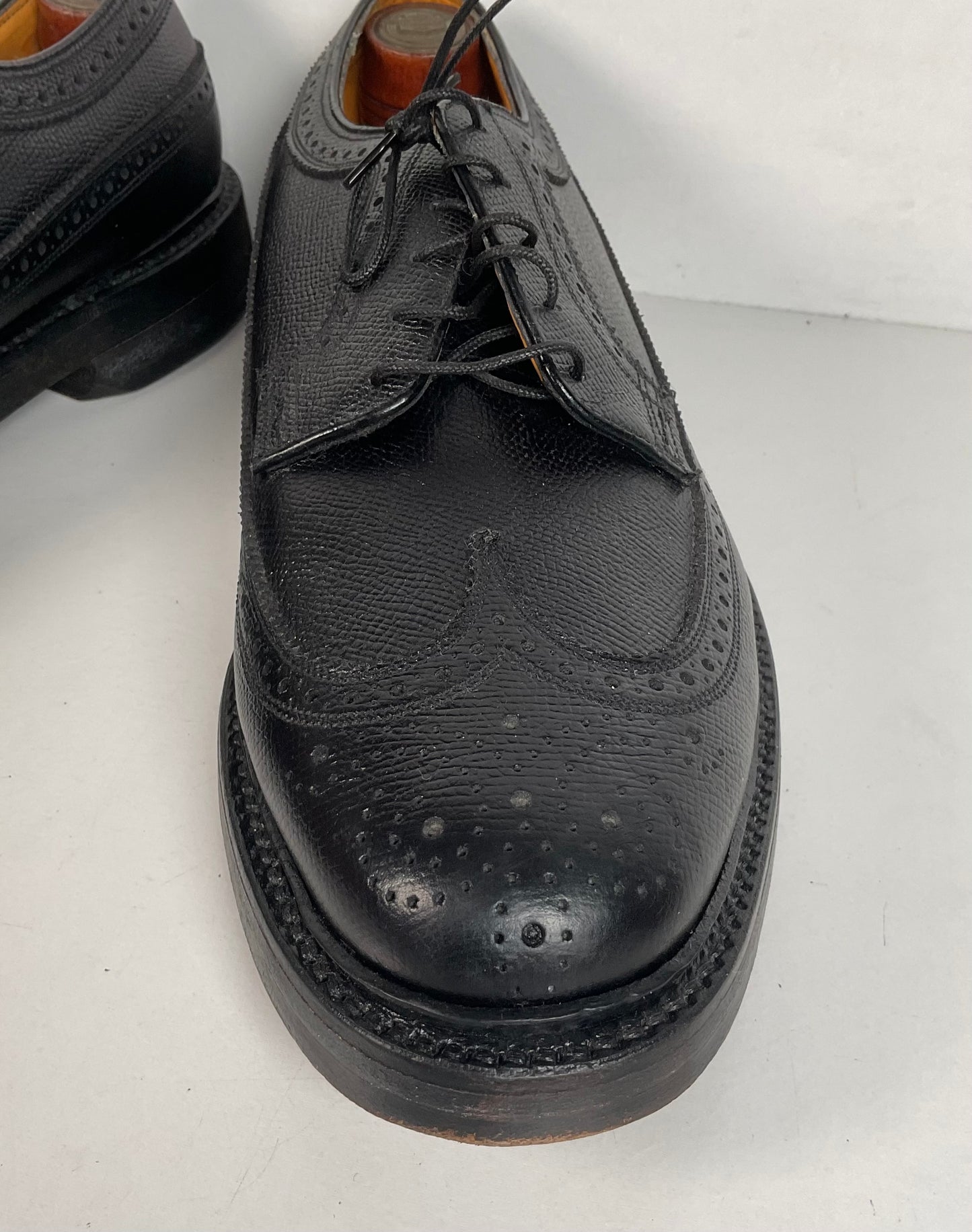 Vintage Florsheim Imperial Kenmoor Shoes | Brogued Longwing | Men’s 7.5 D