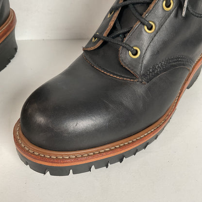 Vintage Chippewa Super Logger Boots | Soft Toe | USA Made | 10.5 EE