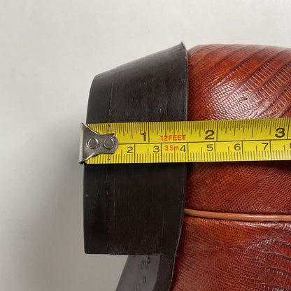Vintage Hondo Cowboy Boots | Pieced Teju Lizard | Extra Wide | 10 EE